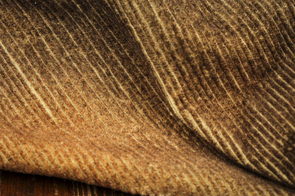 Velluto maltinto per abbigliamento
