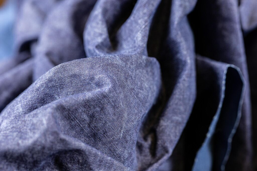 Resin cotton poplin fabric from the Pontex Autumn Winter Collection